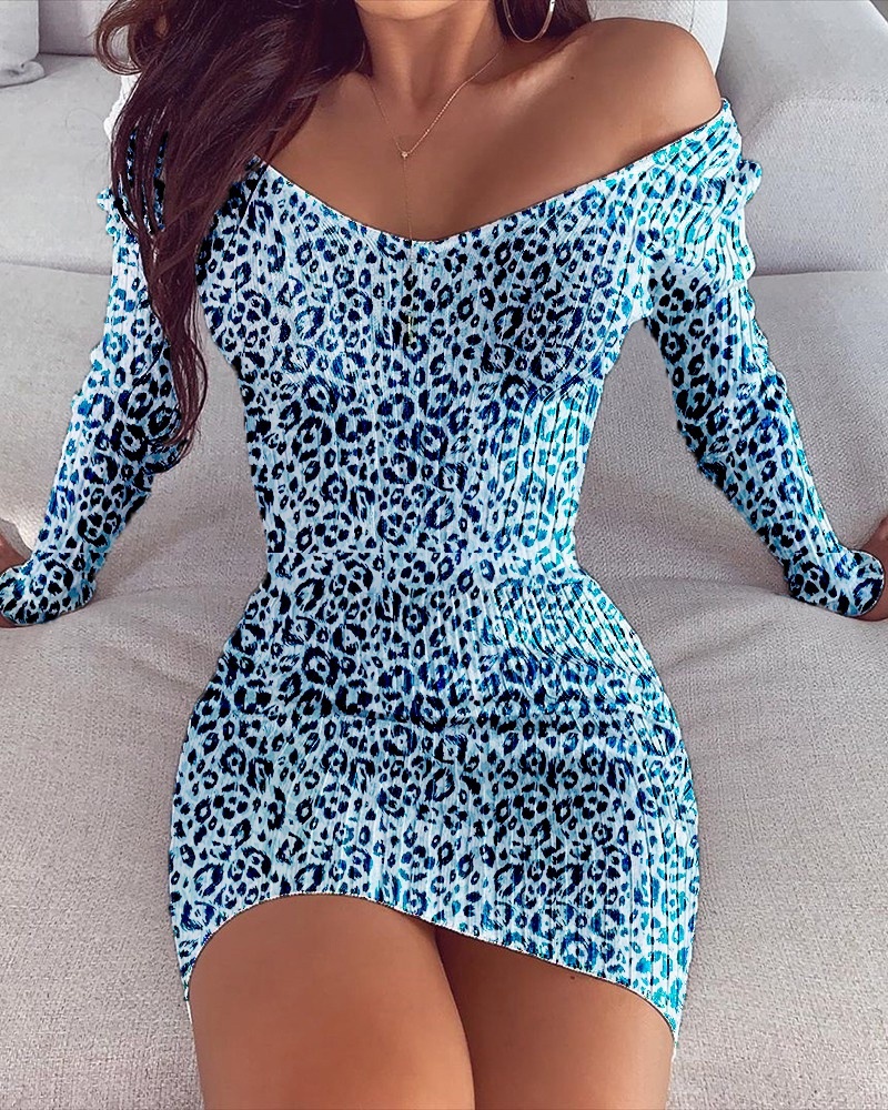 Kleid Leopard